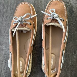 Sperry Women's Brown Angelfish with Gray Laces
